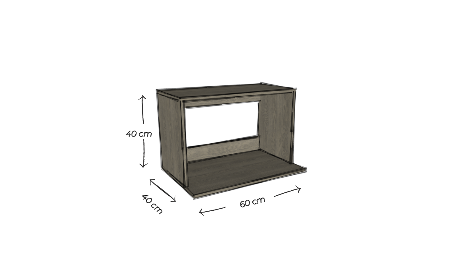 AÉREO DE COCINA MODELO ZIRCÓN (MICROWAVE)